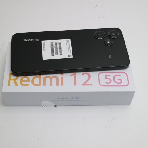 新品未使用 SIMフリー Redmi 12 5G 256GB ミッドナイトブラック スマホ