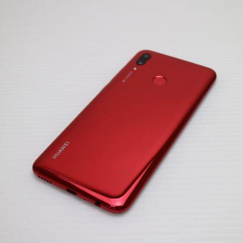 超美品 HUAWEI nova lite3 コーラルレッド スマホ 本体 白ロム 中古