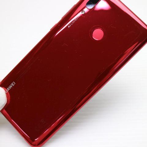 超美品 HUAWEI nova lite3 コーラルレッド スマホ 本体 白ロム 中古