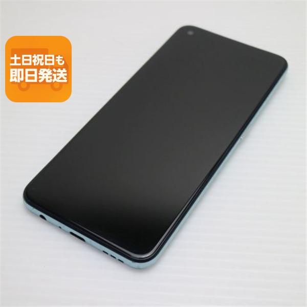 美品 OPPO A55s 5G A102OP グリーン スマホ 白ロム 本体 即日発送 土日 