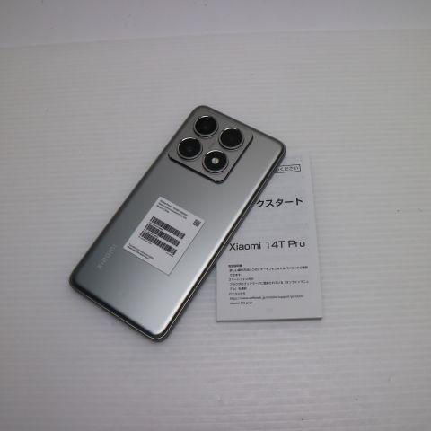 新品未使用 SIMフリー Xiaomi 14T Pro 512GB チタングレー スマホ 即日