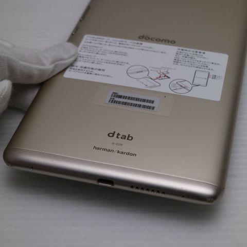 美品 d-02K dtab Compact ゴールド タブレット 白ロム 中古 タブレット DoCoMo HUAWEI あすつく 土日祝発送OKの画像
