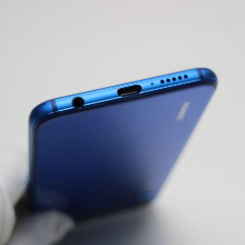 新品同様 SIMフリー HUAWEI P20 lite ブルー スマホ 即日発送 白ロム