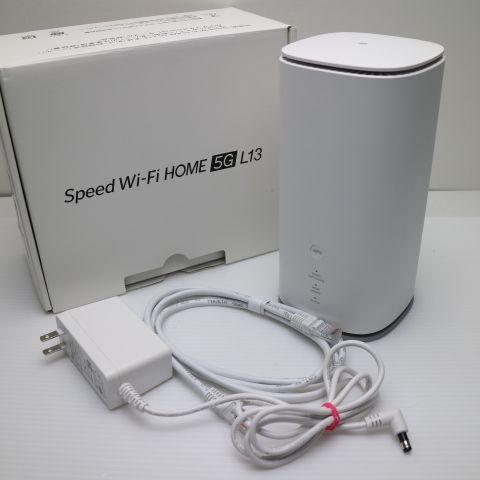 超美品 Speed Wi-Fi HOME 5G L13 ZTR02 ホワイト AU ルーター NEC 即日  