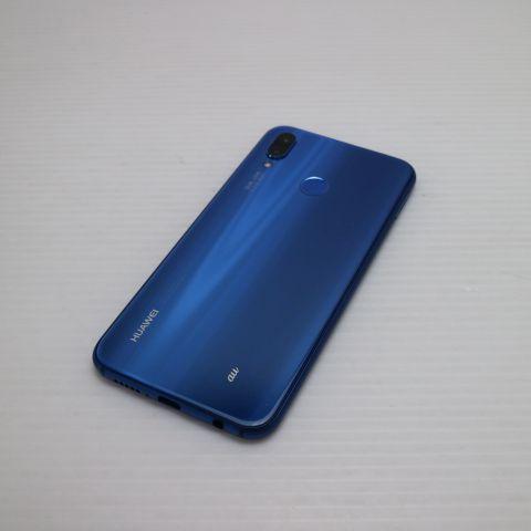 新品同様 HWV32 HUAWEI P20 lite ブルー スマホ 即日発送 白ロム 中古