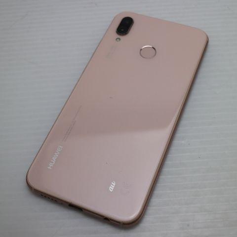 新品同様 HWV32 HUAWEI P20 lite サクラピンク スマホ 即日発送 白ロム