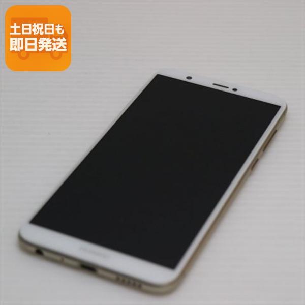 超美品 SIMフリー HUAWEI nova lite 2 ゴールド スマホ 即日発送 白