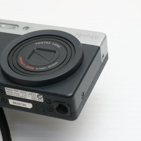 新品同様 Optio H90 マットブラック 即日発送 PENTAX デジカメ