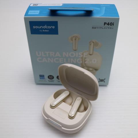 Anker Soundcore P40i 美品　オフホワイト 新品未使用 Anker Soundcore P40i オフホワイト ワイヤレスイヤホン