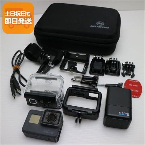 美品 GoPro HERO6 即日発送 Woodman Labs デジタルビデオカメラ あす 