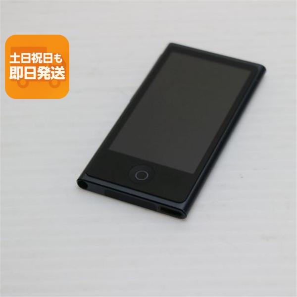iPod nano 超美品 第7世代 16GB ブラック 即日発送 MD481J/A Apple