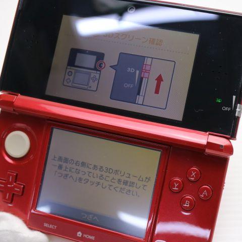 超美品 ニンテンドー3DS フレアレッド 即日発送 game 任天堂 本体 あすつく 土日祝発送OK_2