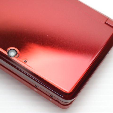 即購入ok 3ds 本体 レッド 【美品】送料無料 超美品 ニンテンドー3DS フレアレッド 即日発送 game 任天堂 本体 あす