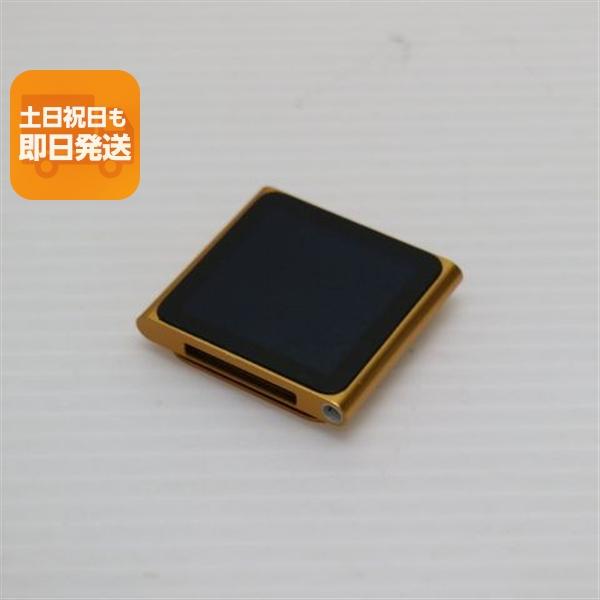 iPod nano 超美品 iPOD 第6世代 8GB オレンジ 即日発送 MC691J/A 本体