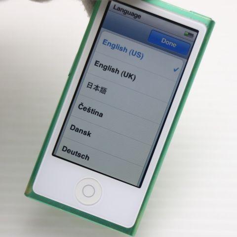 極美品✨Apple iPod nano 第7世代 16GB グリーンMD478J iPod nano 美品 第7世代 16GB グリーン 即日発送 MD478J/A Apple 本体