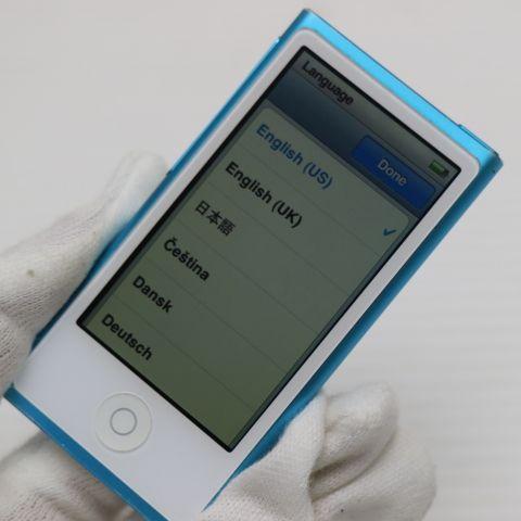iPod nano 美品 第7世代 16GB ブルー 即日発送 MD477J/A Apple 本体