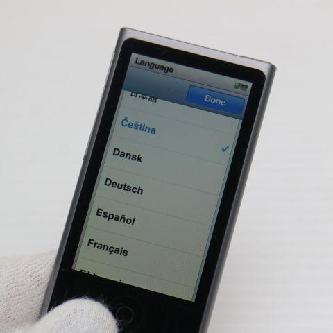 動作確認済 24時間以内発送 Apple iPod nano 第7世代 16GB iPod nano 美品 第7世代 16GB スペースグレイ 即日発送 Apple 本体