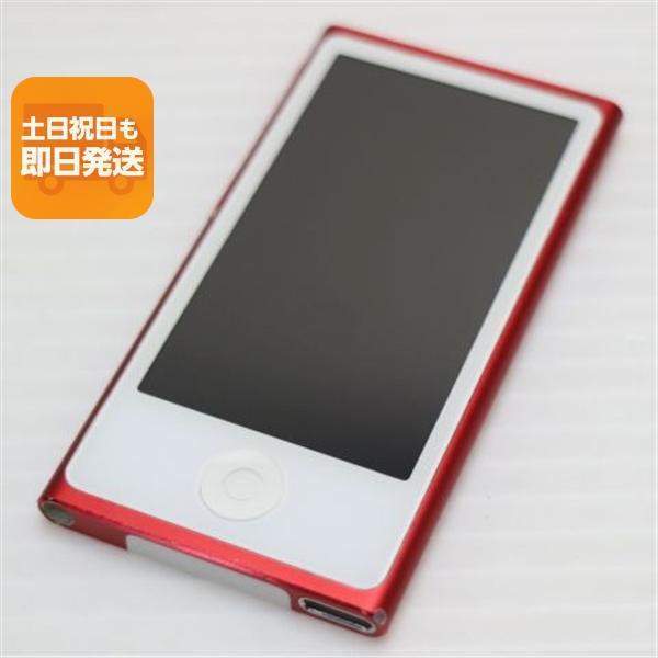 【美品】iPod nano (第7世代) レッド 16GB iPod nano 超美品 第7世代 16GB レッド 即日発送 Apple 本体 あすつく