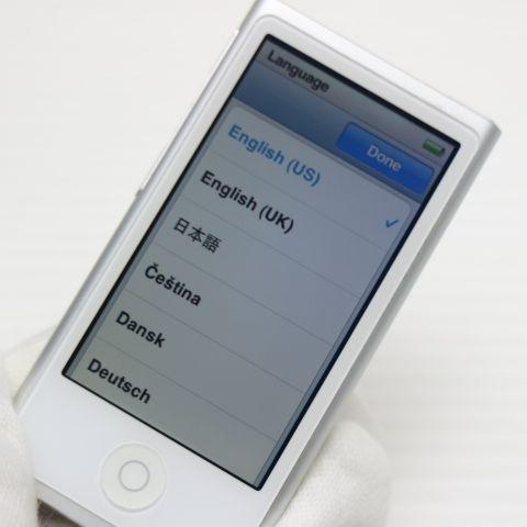 iPod nano 超美品 第7世代 16GB シルバー 即日発送 MD480J/A Apple