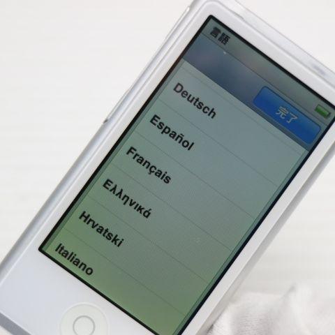 iPod nano 美品 第7世代 16GB シルバー 即日発送 MD480J/A Apple 本体