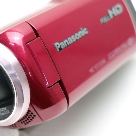 美品 HC-V550M レッド 即日発送 デジカメ Panasonic 本体 あすつく
