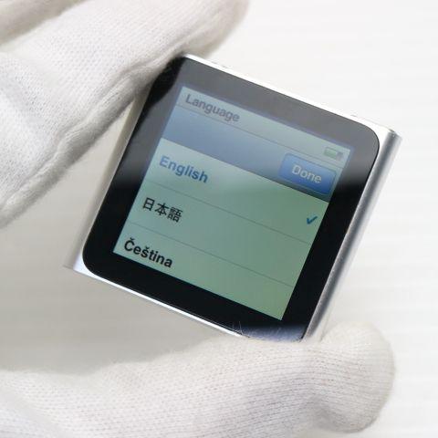 iPod nano 超美品 iPOD 第6世代 8GB シルバー 即日発送 MC525J/A 本体