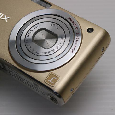パナソニック デジタルカメラ LUMIX FX70 リュスクゴールド DMC-FX70-N