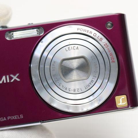 良品中古 DMC-FX66 バイオレット 即日発送 Panasonic LUMIX デジカメ