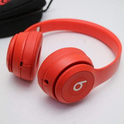 超美品 Beats solo3 wireless MP162PA/A レッド ワイヤレスヘッドホン 