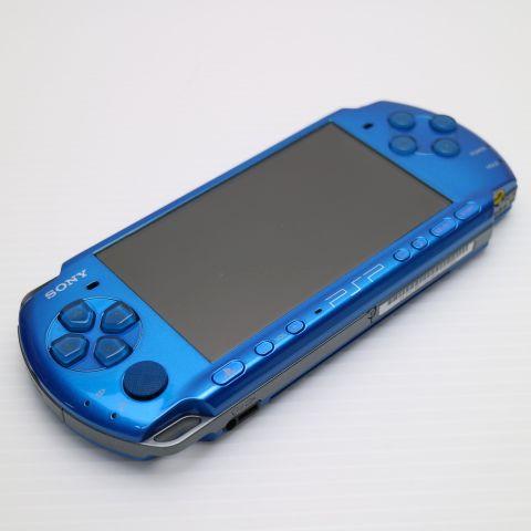 美品 。PSP3000 本体バイブラント ブルー。