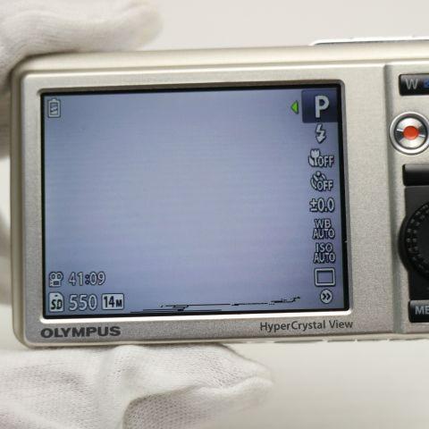 超美品 μ-5010 シルバー 即日発送 OLYMPUS デジカメ デジタルカメラ