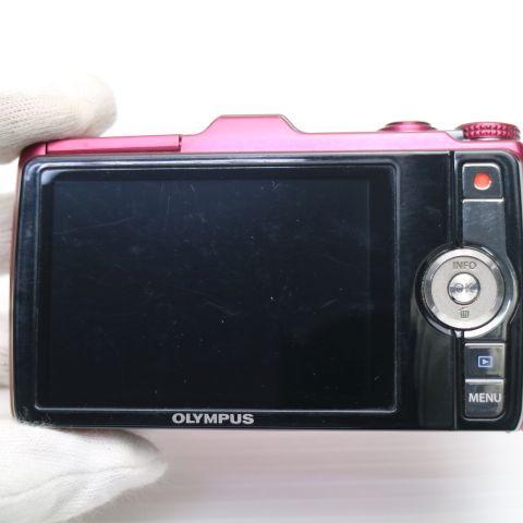 オリンパスOLYMPUS SH-25MR 超美品　動作確認済 美品 SH-25MR レッド 即日発送 デジカメ OLYMPUS デジタルカメラ 本体