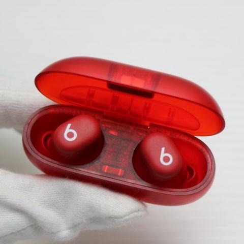 新品同様 Beats Solo Buds トランスペアレントレッド イヤホン 即日