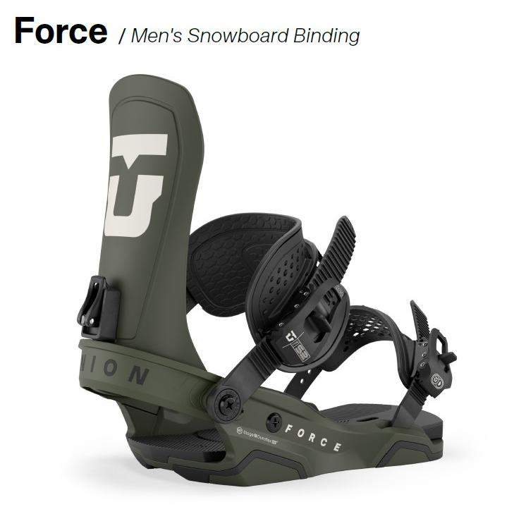 新品未使用 25-26 Union BINDING FORCE(TEAM HB) ARMY GREEN Sサイズ