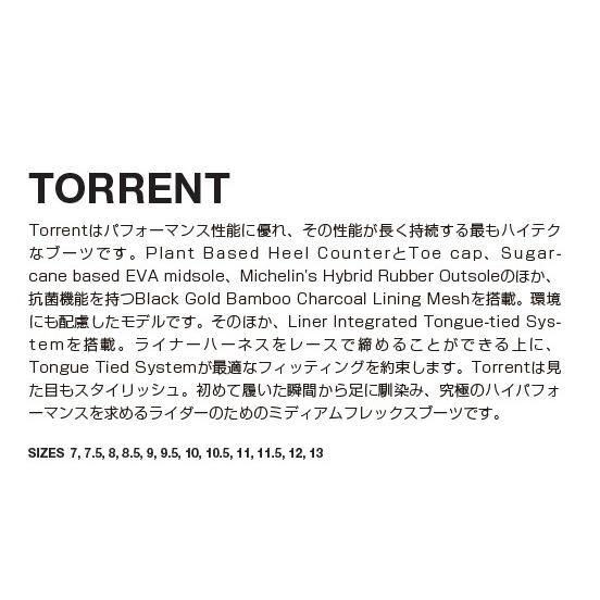 新品未使用 25-26 RIDE BOOTS TORRENT BLACK 25cm ライド あすつく