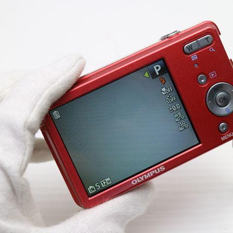 超美品 VG-110 レッド 即日発送 OLYMPUS デジカメ デジタルカメラ 本体