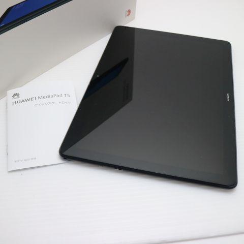超美品 MediaPad T5 Wi-Fiモデル ブラック タブレット 本体 中古