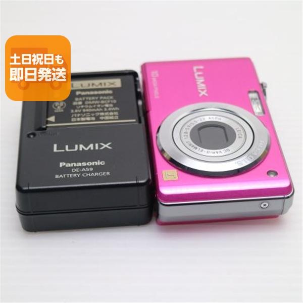 美品 DMC-FS7 ピンク 即日発送 Panasonic LUMIX デジカメ 本体 あす
