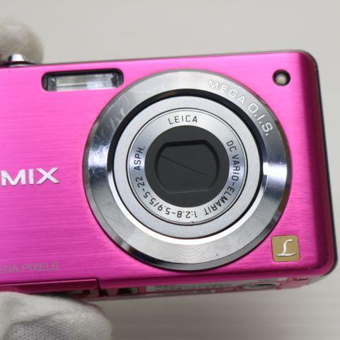 美品 DMC-FS7 ピンク 即日発送 Panasonic LUMIX デジカメ 本体 あす
