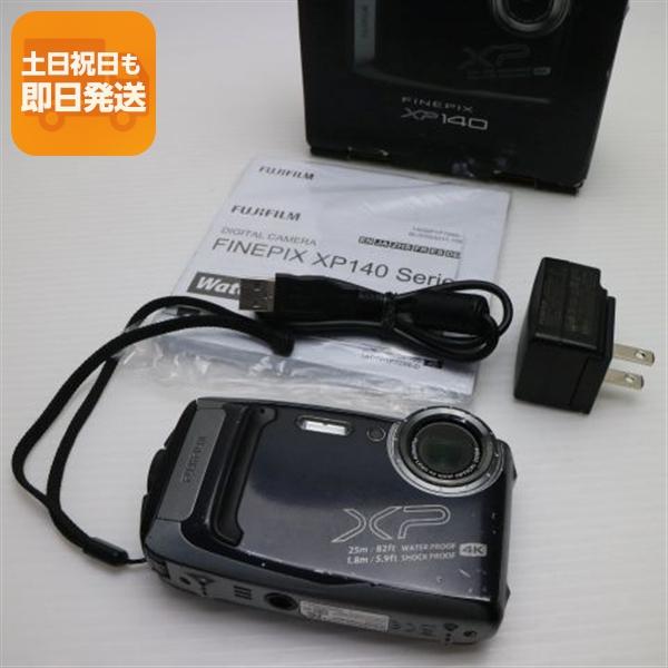 良品中古 FinePix XP140 ダークシルバー 即日発送 FUJIFILM コンパクト