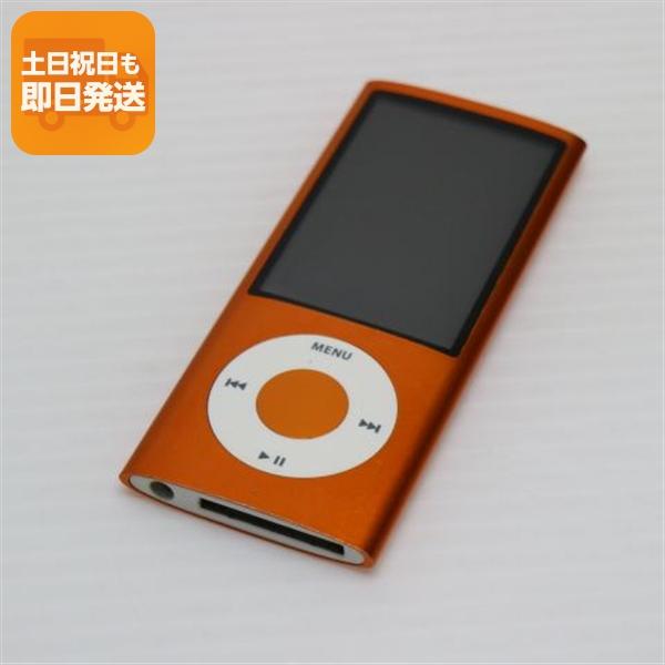 iPod nano 美品 iPOD 第5世代 8GB オレンジ 即日発送 MC046J/A 本体