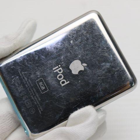 iPod nano 美品 iPOD 第3世代 8GB ブルー 即日発送 MB249J/A 本体 あす