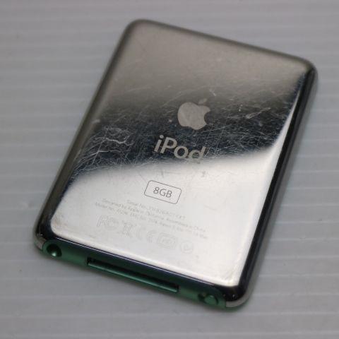 iPod nano 美品 iPOD 第3世代 8GB グリーン 即日発送 MB253J/A 本体