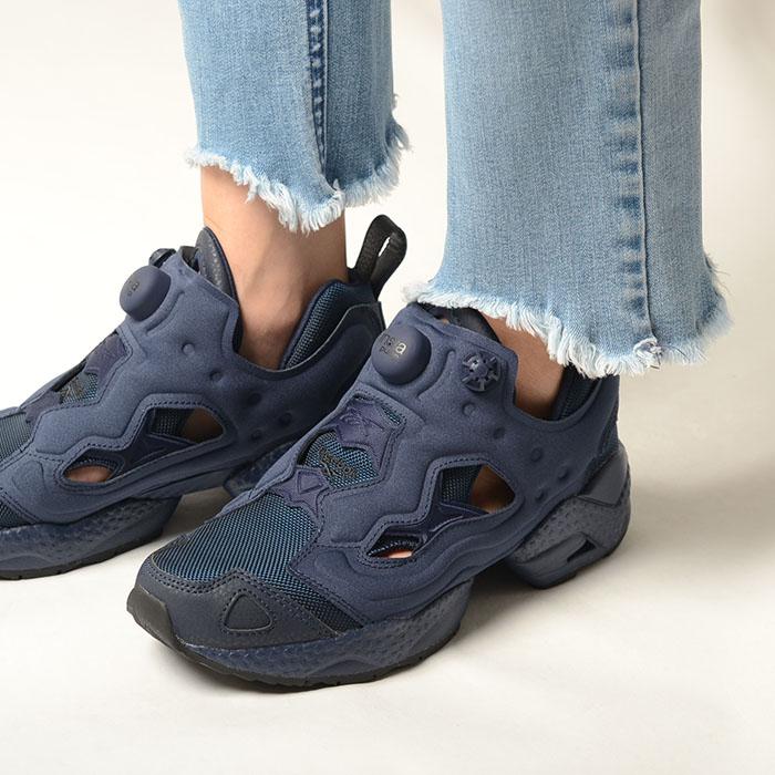 【未使用】Reebok リーボック ポンプフューリー スニーカー ネイビー 24 Reebok（リーボック） Reebok INSTA PUMP FURY 95 インスタ ポンプ