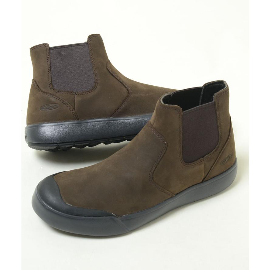【美品】キーン KEEN エレナチェルシー　ダークブラウン　25cm セール】ELENA CHELSEA / エレナ チェルシーブーツ / レディース