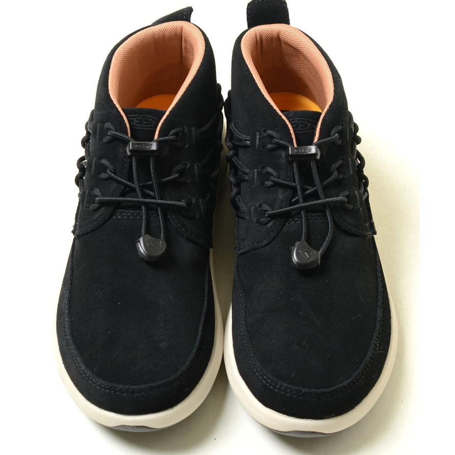 KEEN UNEEK CHUKKA キーン ユニーク チャッカ ブラック 黒 レディース