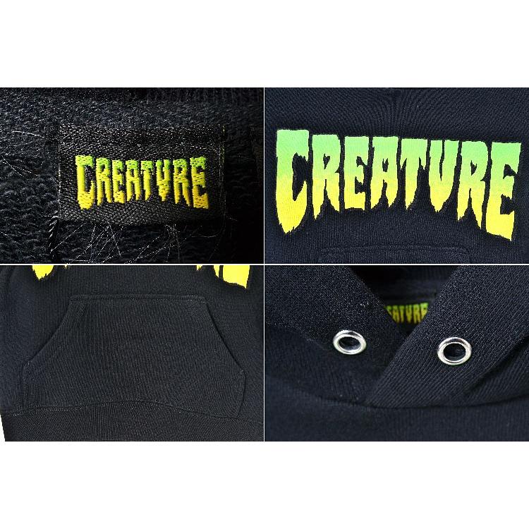 THRASHER スラッシャー パーカー ベビー キッズ 子供服  CREATUREロゴの画像