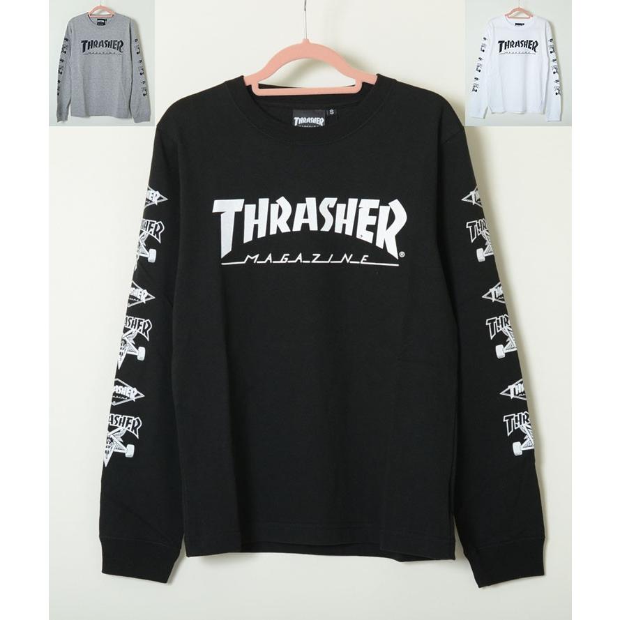 THRASHER 【130-160】THRASHER L/S スラッシャー ロングTシャツ THRASHER 【130-160】THRASHER L/S スラッシャー ロングTシャツ