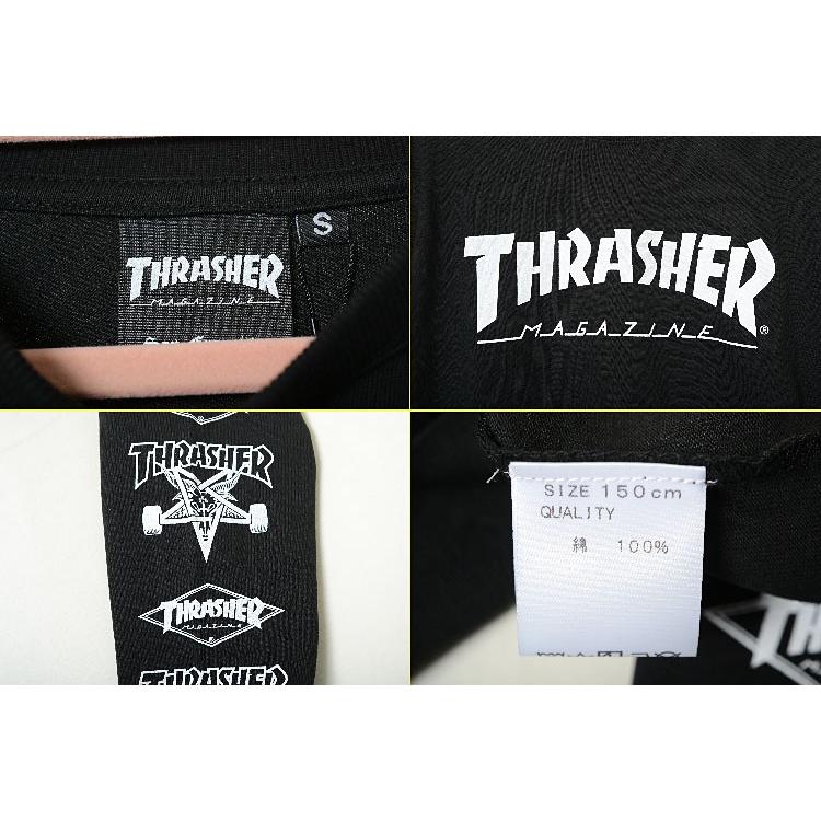 THRASHER スケートウェア Lサイズ THRASHER 【130-160】THRASHER L/S スラッシャー ロングTシャツ