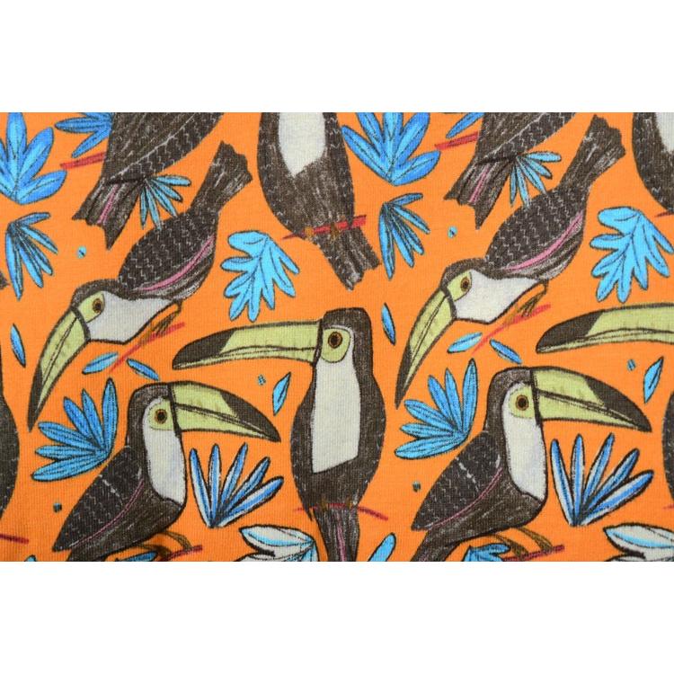 Jim Thompson ジム トンプソン 鳥 動物 ワンピース オレンジベビー